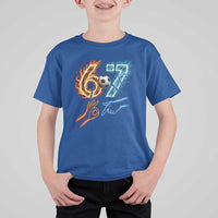 Funny Soccer Lover T Shirt For Kid Six Seven Meme Trending Gift