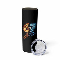 Funny Soccer Lover Skinny Tumbler Six Seven Meme Trending Gift