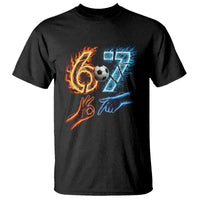 Funny Soccer Lover T Shirt Six Seven Meme Trending Gift
