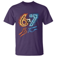 Funny Soccer Lover T Shirt Six Seven Meme Trending Gift