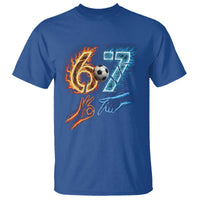 Funny Soccer Lover T Shirt Six Seven Meme Trending Gift