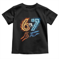 Funny Soccer Lover Toddler T Shirt Six Seven Meme Trending Gift