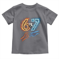 Funny Soccer Lover Toddler T Shirt Six Seven Meme Trending Gift