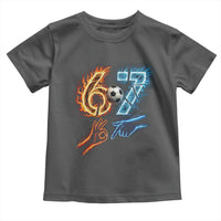 Funny Soccer Lover Toddler T Shirt Six Seven Meme Trending Gift
