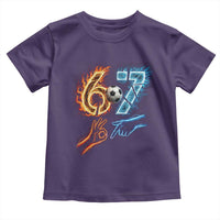 Funny Soccer Lover Toddler T Shirt Six Seven Meme Trending Gift