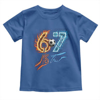 Funny Soccer Lover Toddler T Shirt Six Seven Meme Trending Gift