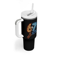 Funny Soccer Lover Tumbler With Handle Six Seven Meme Trending Gift