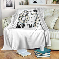 Funny Soccer Throw Blanket I Was 6 Now I Am 7 Meme