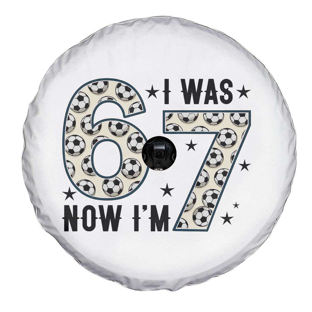 Funny Soccer Spare Tire Cover I Was 6 Now I Am 7 Meme