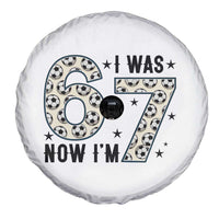 Funny Soccer Spare Tire Cover I Was 6 Now I Am 7 Meme