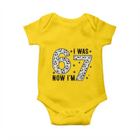 Funny Soccer Baby Onesie I Was 6 Now I Am 7 Meme