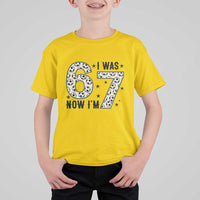 Funny Soccer T Shirt For Kid I Was 6 Now I Am 7 Meme