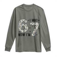 Funny Soccer Long Sleeve Shirt I Was 6 Now I Am 7 Meme