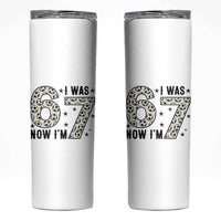 Funny Soccer Skinny Tumbler I Was 6 Now I Am 7 Meme