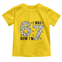 Funny Soccer Toddler T Shirt I Was 6 Now I Am 7 Meme