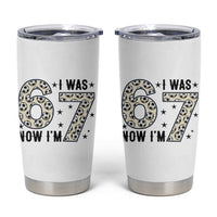 Funny Soccer Tumbler Cup I Was 6 Now I Am 7 Meme