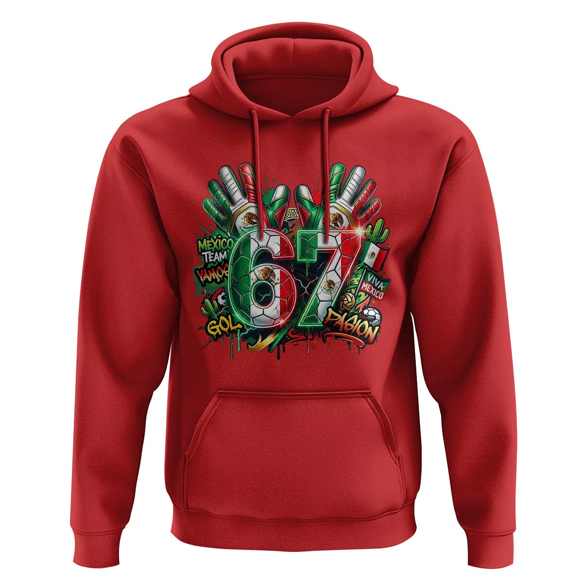 Funny Mexico Soccer Hoodie Six Seven Meme Trending Gift