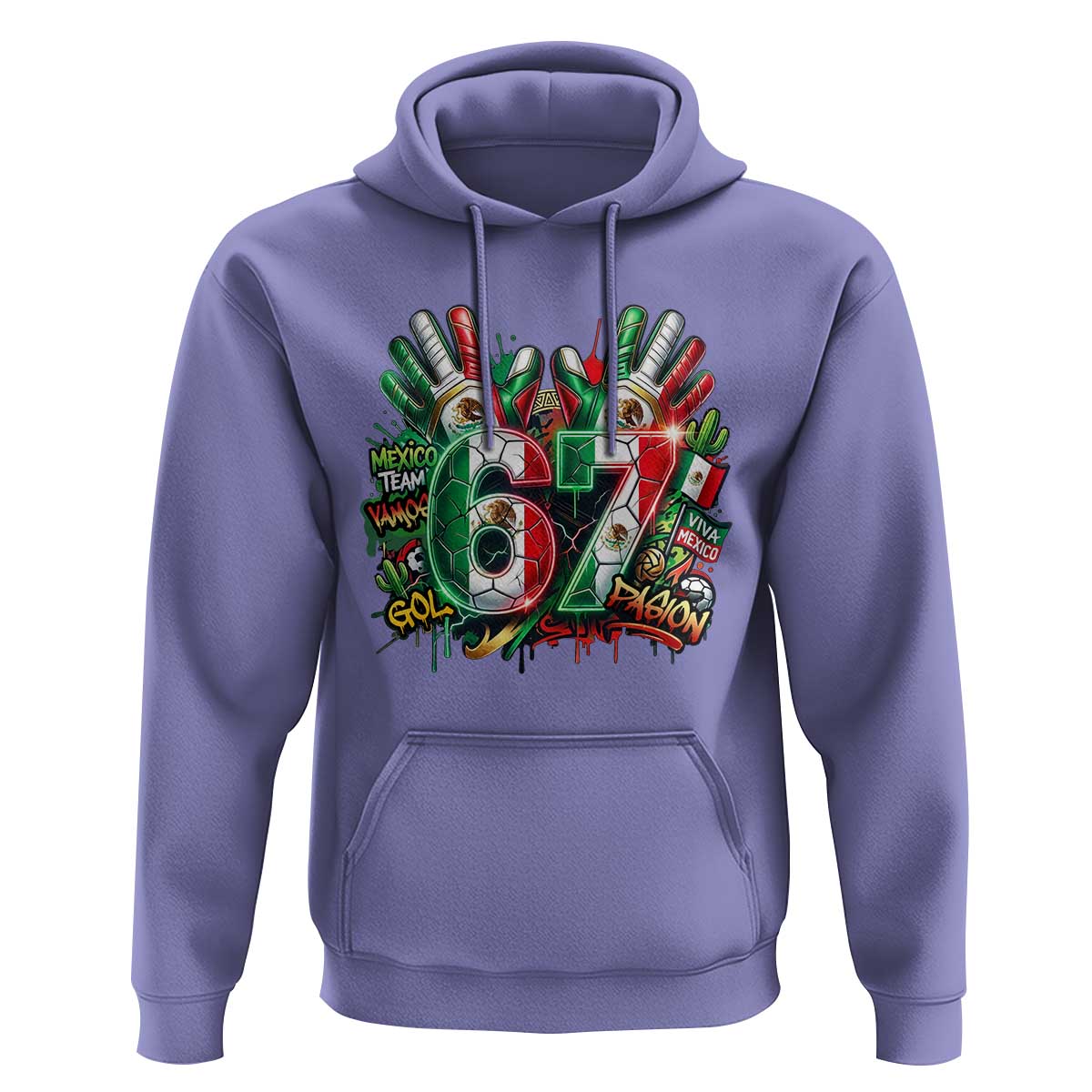Funny Mexico Soccer Hoodie Six Seven Meme Trending Gift