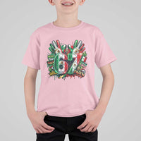 Funny Mexico Soccer T Shirt For Kid Six Seven Meme Trending Gift