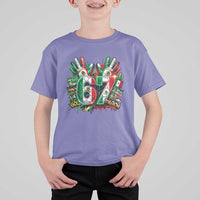 Funny Mexico Soccer T Shirt For Kid Six Seven Meme Trending Gift