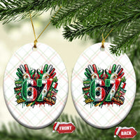 Funny Mexico Soccer Ceramic Ornament Six Seven Meme Trending Gift