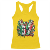 Funny Mexico Soccer Racerback Tank Top Six Seven Meme Trending Gift