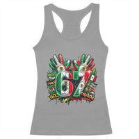 Funny Mexico Soccer Racerback Tank Top Six Seven Meme Trending Gift