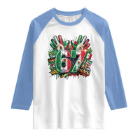 Funny Mexico Soccer Raglan Shirt Six Seven Meme Trending Gift