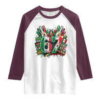 Funny Mexico Soccer Raglan Shirt Six Seven Meme Trending Gift