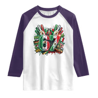 Funny Mexico Soccer Raglan Shirt Six Seven Meme Trending Gift