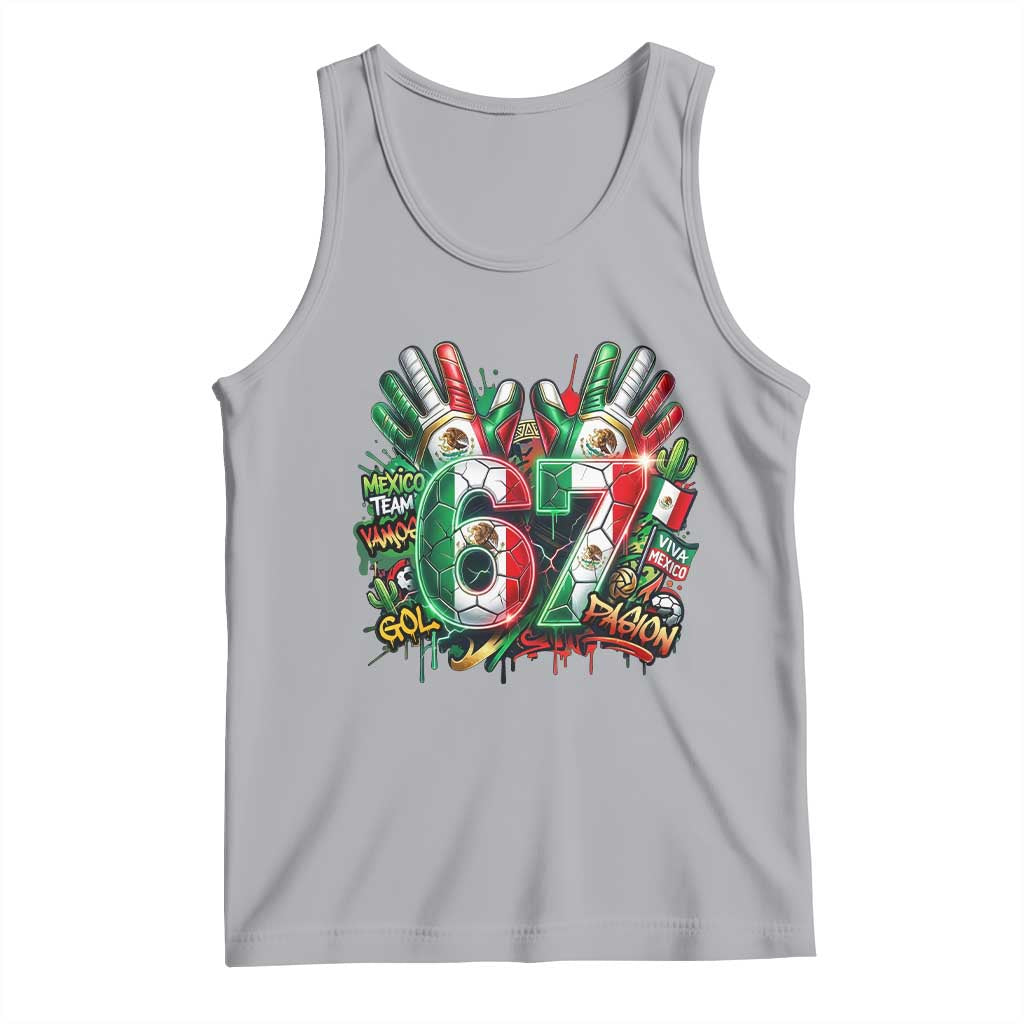 Funny Mexico Soccer Tank Top Six Seven Meme Trending Gift