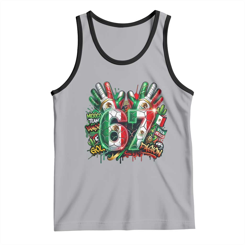 Funny Mexico Soccer Tank Top Six Seven Meme Trending Gift