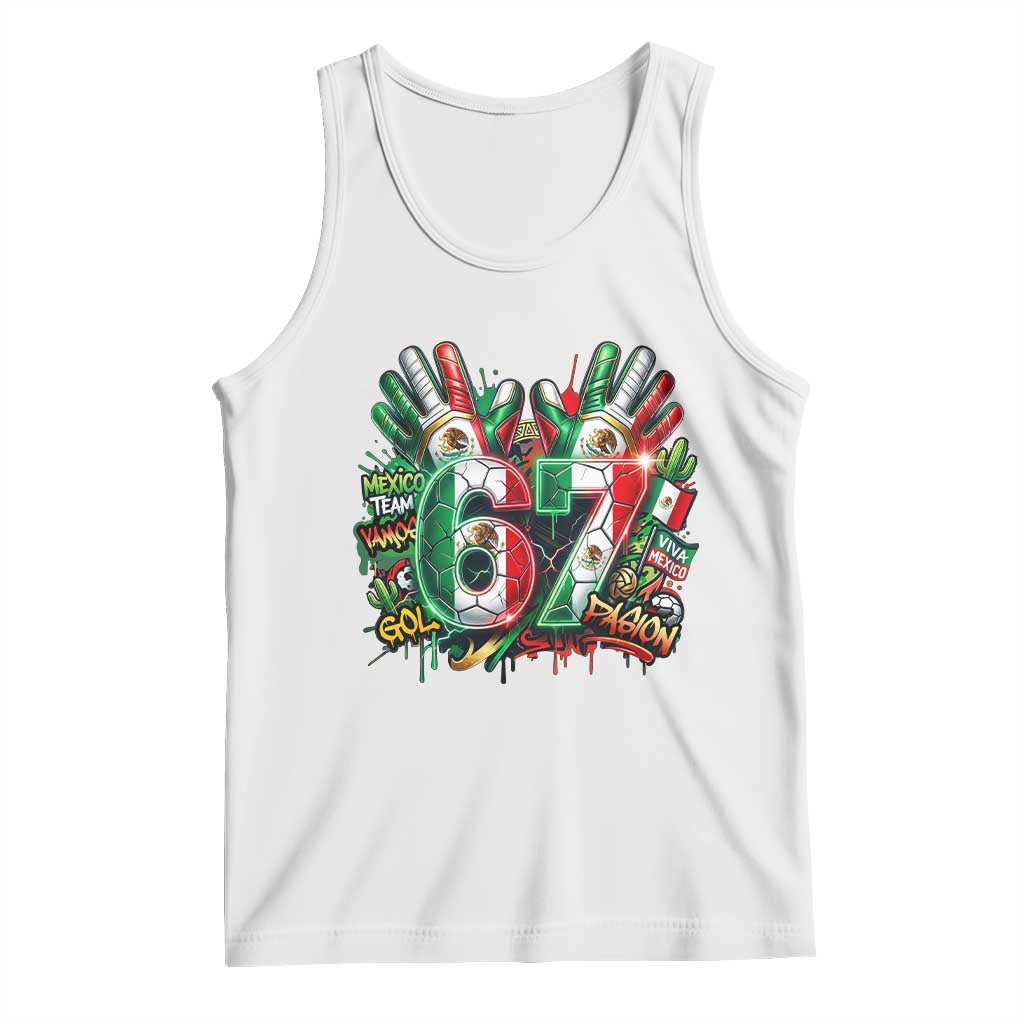 Funny Mexico Soccer Tank Top Six Seven Meme Trending Gift
