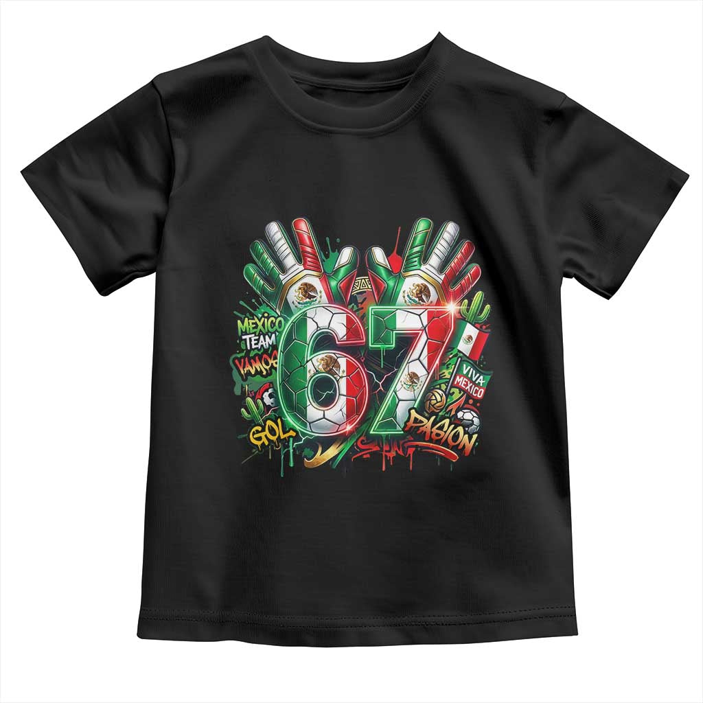 Funny Mexico Soccer Toddler T Shirt Six Seven Meme Trending Gift