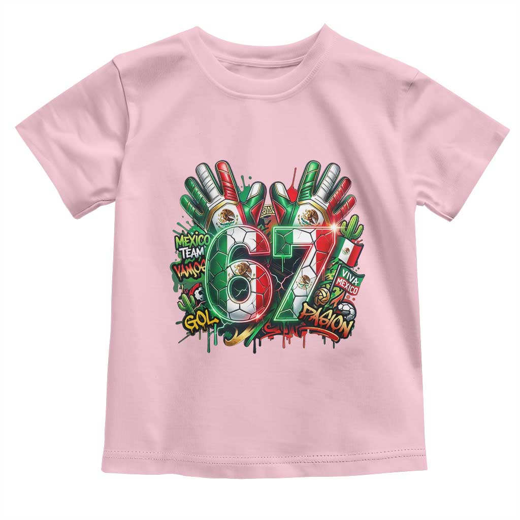 Funny Mexico Soccer Toddler T Shirt Six Seven Meme Trending Gift