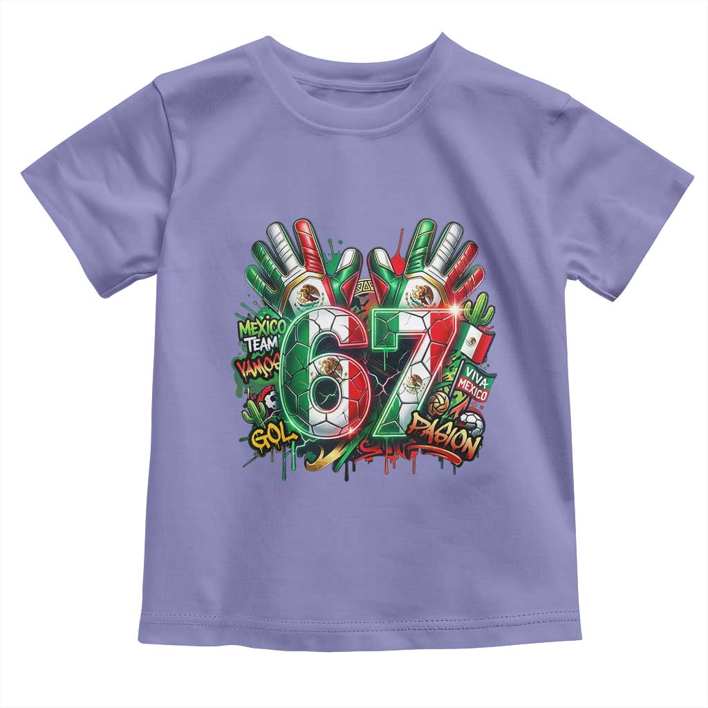Funny Mexico Soccer Toddler T Shirt Six Seven Meme Trending Gift