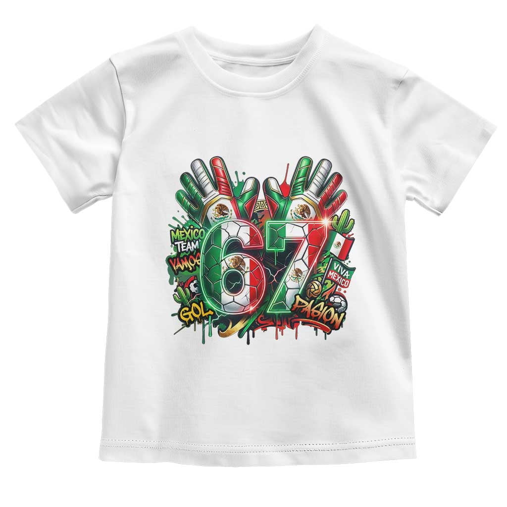 Funny Mexico Soccer Toddler T Shirt Six Seven Meme Trending Gift