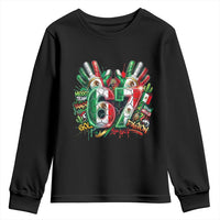 Funny Mexico Soccer Youth Sweatshirt Six Seven Meme Trending Gift