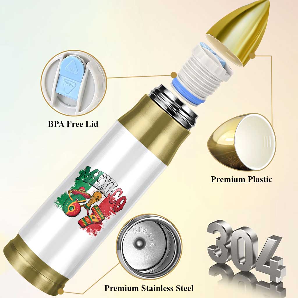 Mexico Soccer Fan Bullet Tumbler Funny 67 Viral Gen Alpha Slang Gift