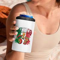 Mexico Soccer Fan 4 in 1 Can Cooler Tumbler Funny 67 Viral Gen Alpha Slang Gift
