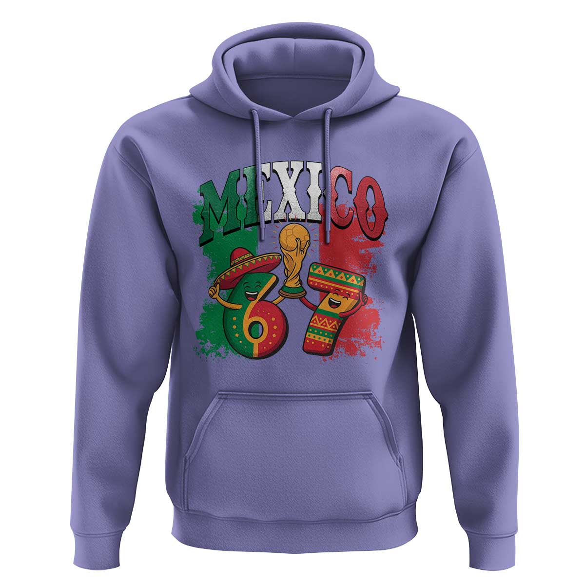 Mexico Soccer Fan Hoodie Funny 67 Viral Gen Alpha Slang Gift