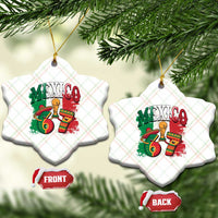 Mexico Soccer Fan Ceramic Ornament Funny 67 Viral Gen Alpha Slang Gift