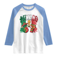 Mexico Soccer Fan Raglan Shirt Funny 67 Viral Gen Alpha Slang Gift