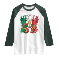 Mexico Soccer Fan Raglan Shirt Funny 67 Viral Gen Alpha Slang Gift