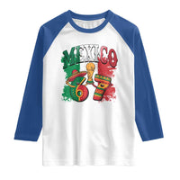 Mexico Soccer Fan Raglan Shirt Funny 67 Viral Gen Alpha Slang Gift