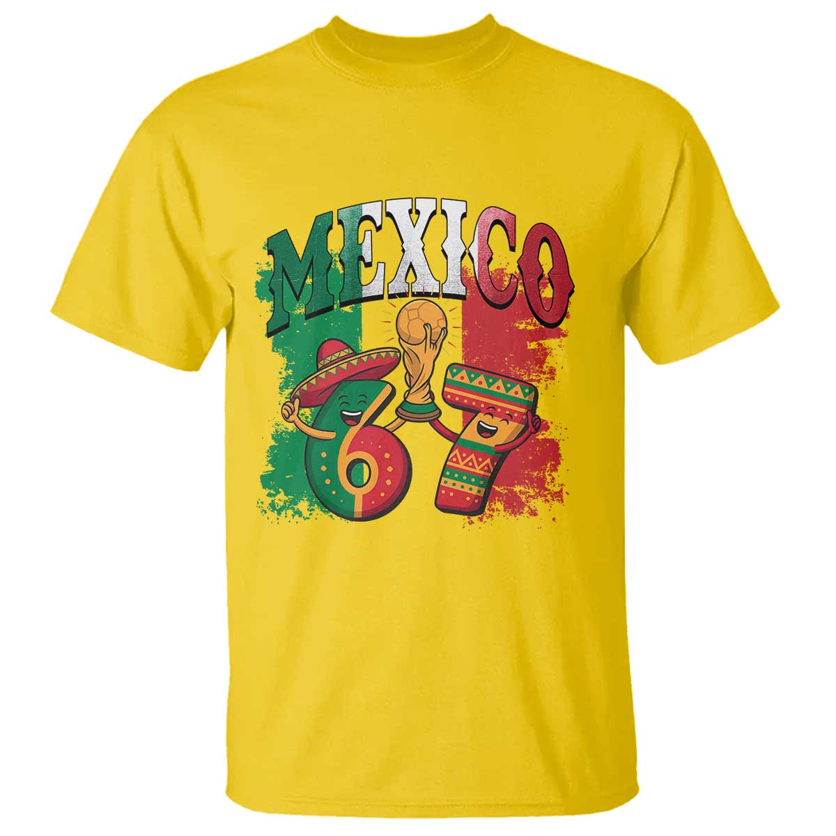 Mexico Soccer Fan T Shirt Funny 67 Viral Gen Alpha Slang Gift