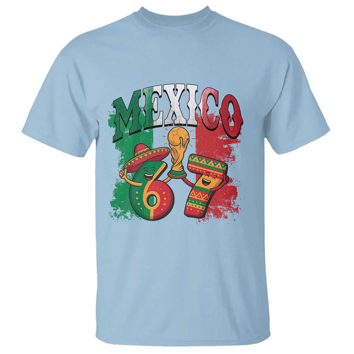 Mexico Soccer Fan T Shirt Funny 67 Viral Gen Alpha Slang Gift