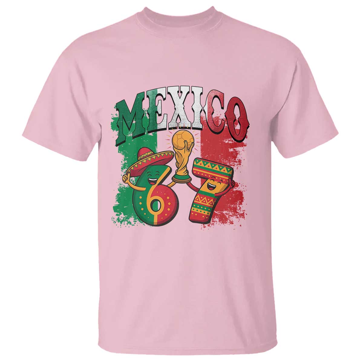 Mexico Soccer Fan T Shirt Funny 67 Viral Gen Alpha Slang Gift