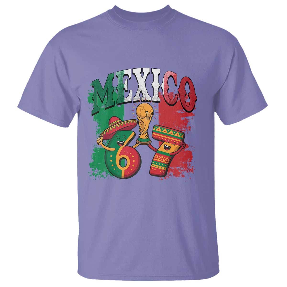 Mexico Soccer Fan T Shirt Funny 67 Viral Gen Alpha Slang Gift