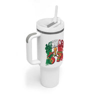 Mexico Soccer Fan Tumbler With Handle Funny 67 Viral Gen Alpha Slang Gift